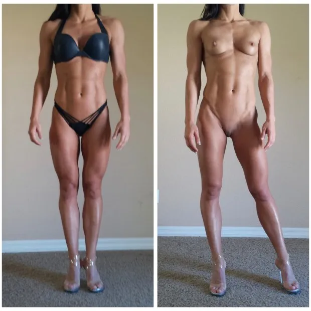 fitness model clothed & unclothed!