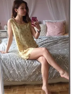 great legs in a cute little dress