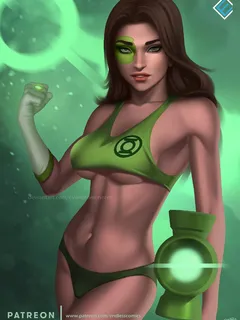 green lantern / jessica cruz( evandromenezes)