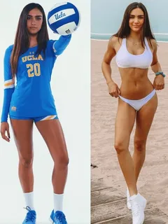 6'1" (185cm) tall volleyball player