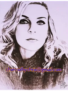 charcoal of kim wexler from better call saul played by rhea seehorn