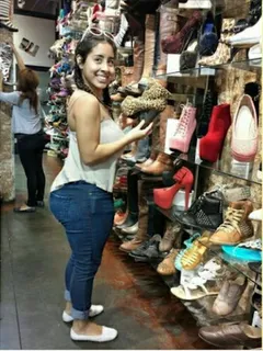 pic sarai texted me of her shopping with her mom.  her mom has no idea of sarai's secret fantasy.  what a fuckable ass!