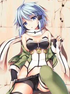 hot sinon (sword art online phantom bullet)