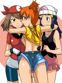 pokemon misty may dawn