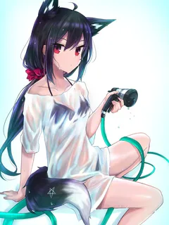 wet t-shirt neko