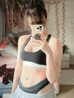 kaitlin witcher (streamer) - showing off her black underwear