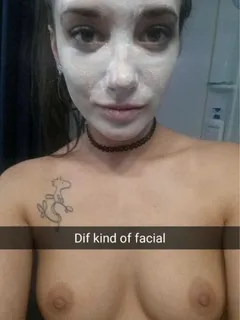 a different kind of facial