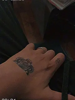 tattood hand