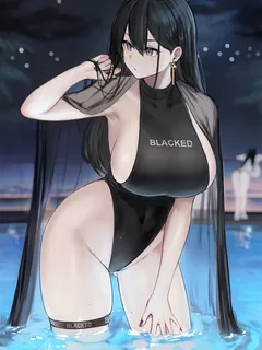 blacked waifu model