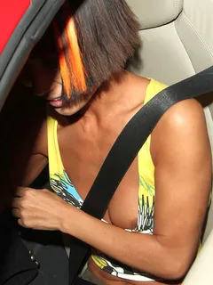 bai ling nip slip and panty upskirt