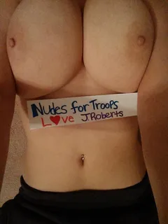 jessica roberts via reality kings supports the troops!