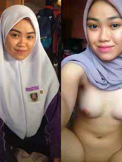 asian hijab nude selfie