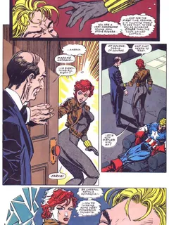 black widow having naughty thoughts of captain america