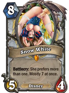 sex game card snow white