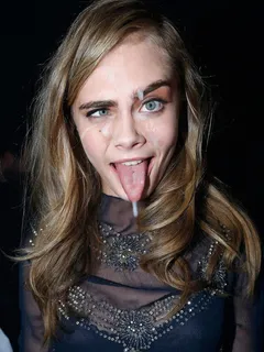 cara delevingne facial