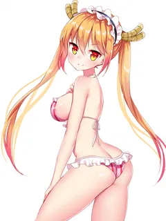 tohru showing off her sexy body.