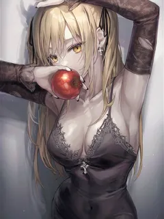 death note misa amane sexy goth lingerie