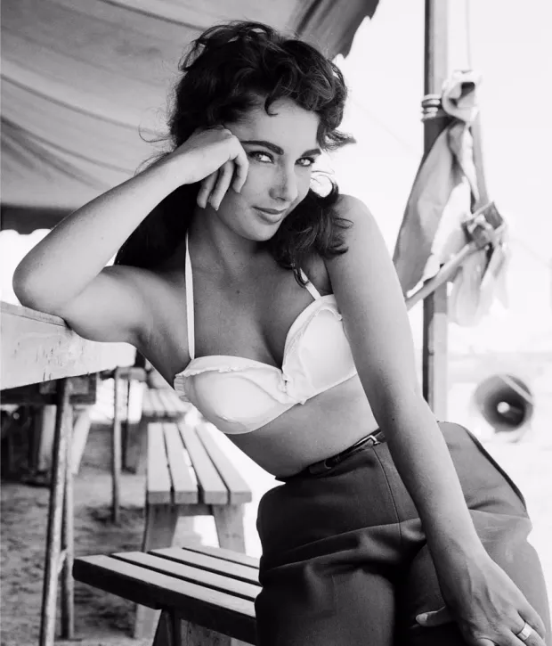 elizabeth taylor monochrome