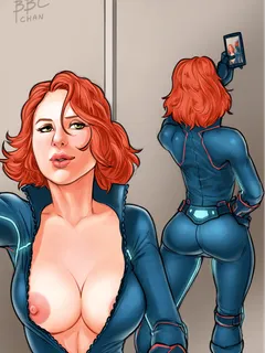 black widow selfie by bbc-chan