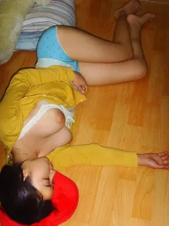 passed out korean girl