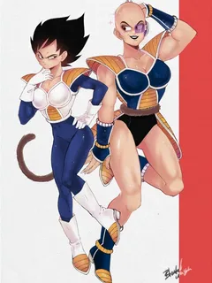 vegeta and nappa female