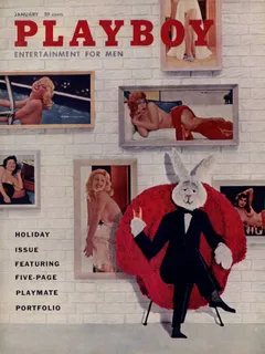 elizabeth ann roberts, miss january 1958 cover