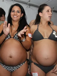 pregnant bikini contest