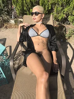 amber rose’s hairy pussy