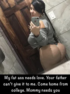 thong pictures to a son at college