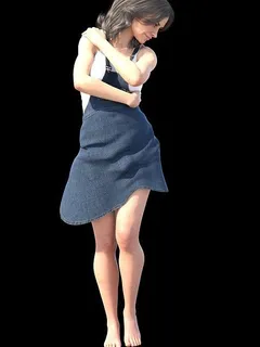 woman, model, 3d art, fashion, dress, legs, sexy, 3d