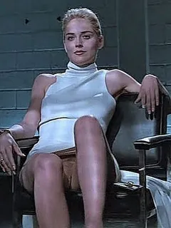the nice shaved cunt of sharon stone ♡♡♡☆☆☆