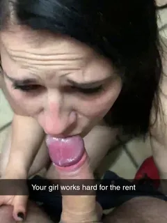 she is working hard to pay the rent