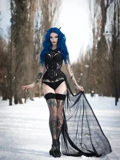 blue astrid goth slut