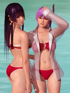 nyotengu and ayane (doa)