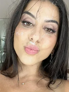 cumfaced latina