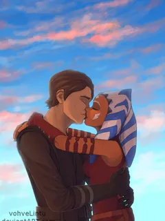 star wars - ahsoka tano & anakin/ darth vader