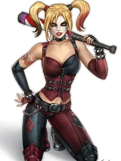 arkham city harley quinn by dawn-mcteigue