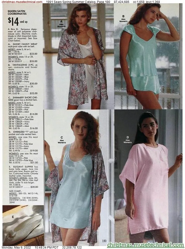 1991 sears spring/summer catalog