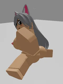 roblox shy neko shows off her body