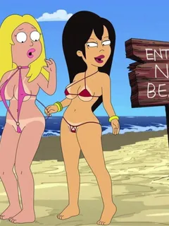 milfs from american dad hit the beach