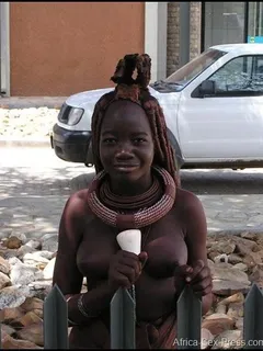 naked breast african village babe goes to town for shopping and smiling while i m taking a pictures