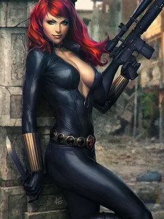 black widow hentai