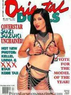 asian pornstar suzi suzuki on cover of oriental dolls sex magazine