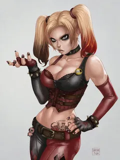 harley quinn - arkham city by dandonfuga