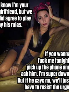 he was just a random guy on grindr, now you have to call him and ask to fuck your own girlfriend