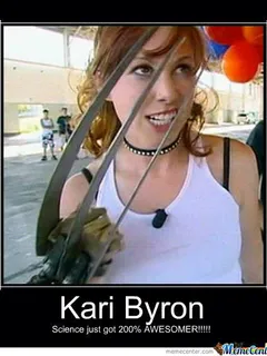 kari byron with claws