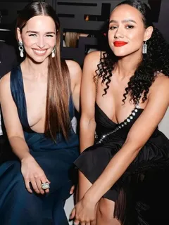 emilia clarke and nathalie emmanuel