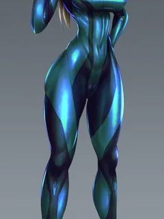 zero suit samus - alt costume 1 details by raidouzero