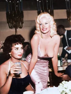 sophia loren (born 1934) and jayne mansfield (1933-1967)