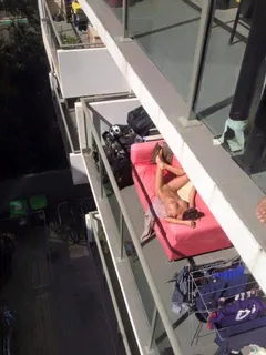 voyeur on the balcony